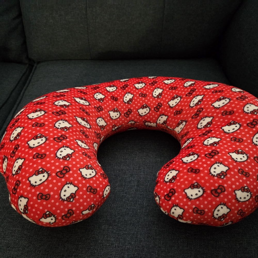 Surreal Entertainment Sanrio Hello Kitty Adult Reversible Neck Roll Pillow